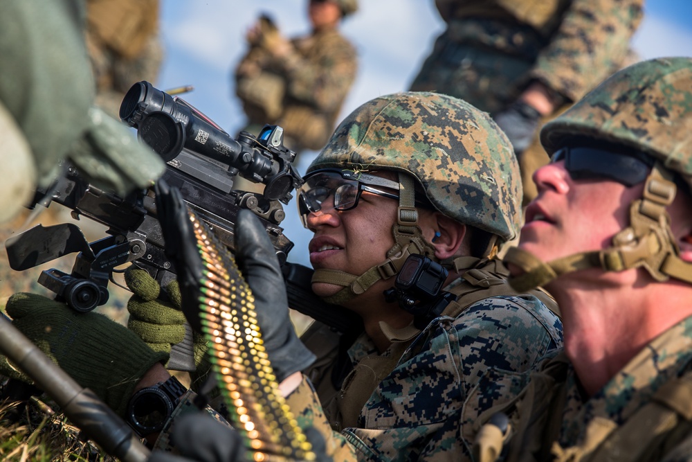 Enemies in the Open | Marines with 3rd Maintenance Battalion conducted a live-fire familiarization range