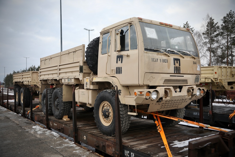 91st Brigade Engineer Battalion Railhead for Home