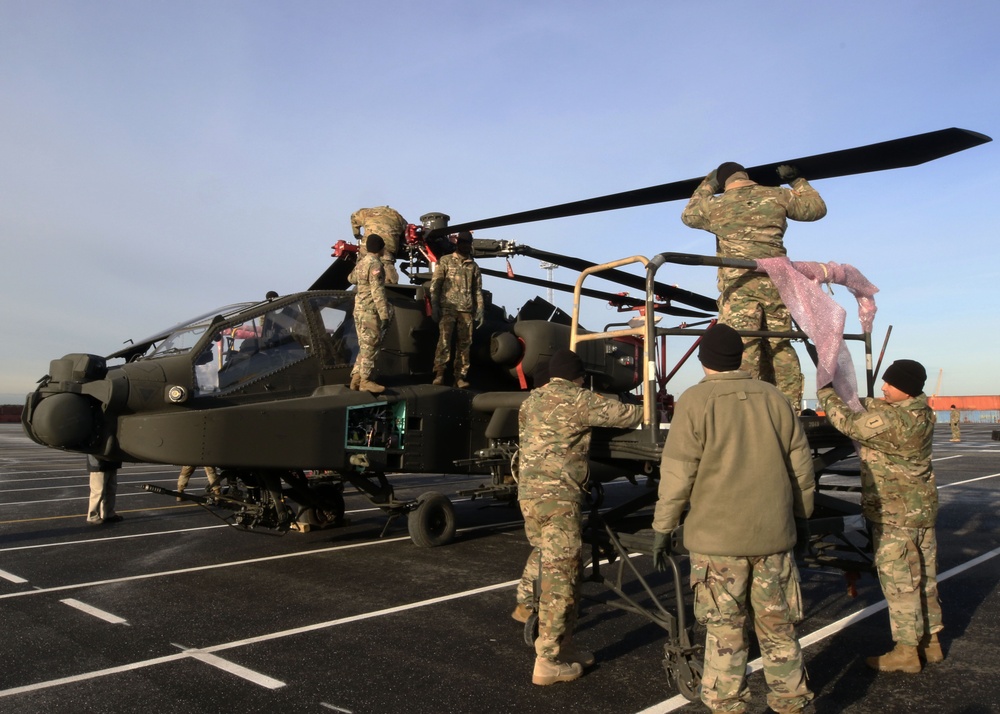 1st Combat Aviation Brigade arrives to Europe