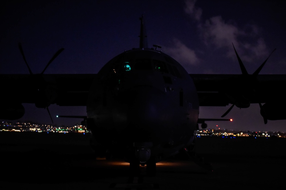 9th Special Operations Squadron fly night low-levels in an MC-130J Commando II