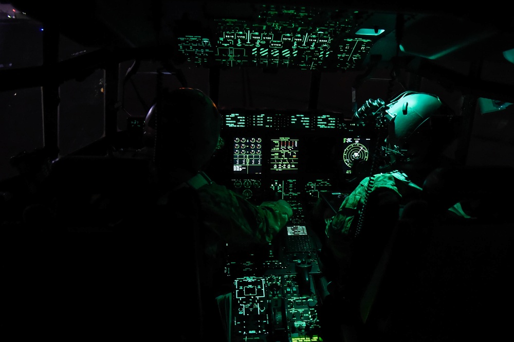 9th Special Operations Squadron fly night low-levels in an MC-130J Commando II