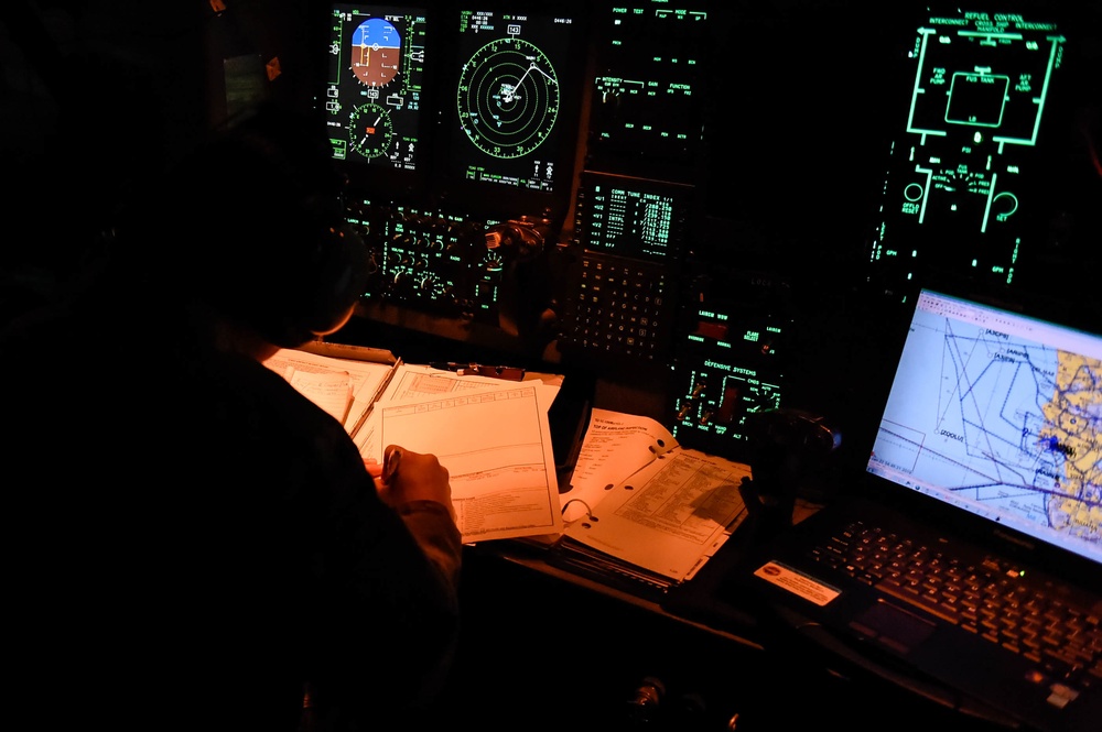 9th Special Operations Squadron fly night low-levels in an MC-130J Commando II