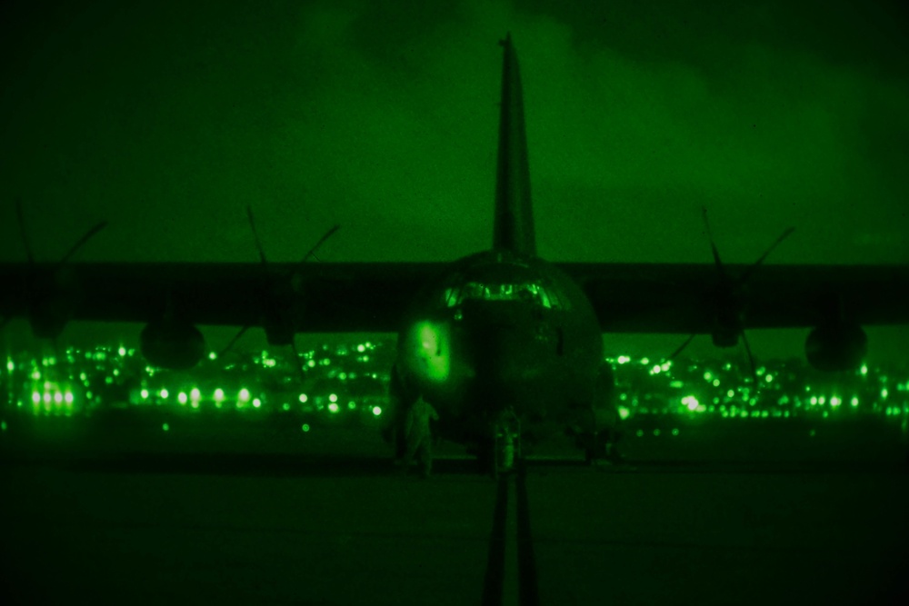 9th Special Operations Squadron fly night low-levels in an MC-130J Commando II