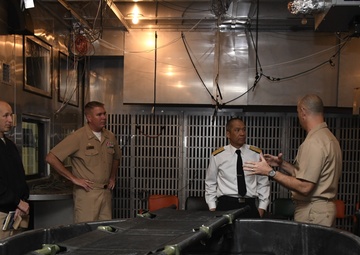 Rear Admiral Colin G. Chinn, Visits Naval Health Research Center