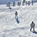 Students for Cold-Weather Operations Course complete skiing familiarization while training at Fort McCoy