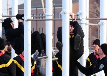 Soldiers from 19th Engineer Battalion participate in evaluation phase of new combat fitness test