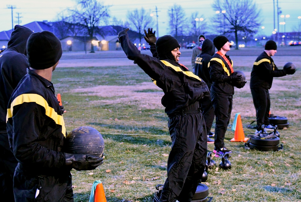 Soldiers from 19th Engineer Battalion participate in evaluation phase of new combat fitness test