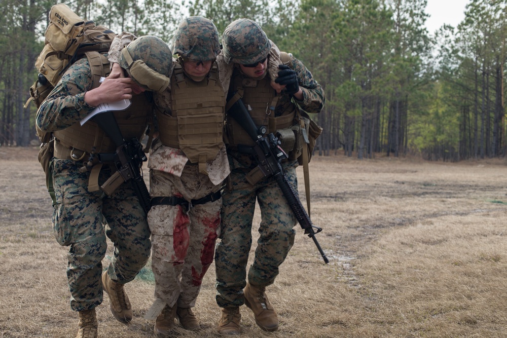 Marines and sailors improve CASEVAC operations through TCCC training