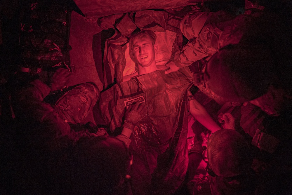 Special Operations Forces Medical Element train during Emerald Warrior