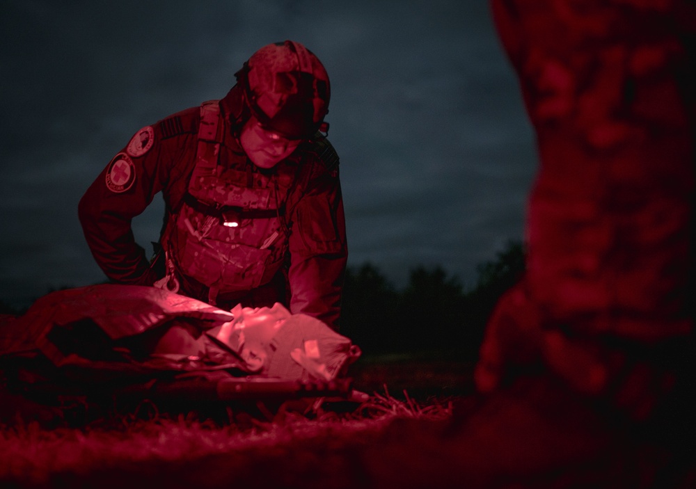 Royal Danish Air Force trains with Special Operations Forces Medical Element during Emerald Warrior