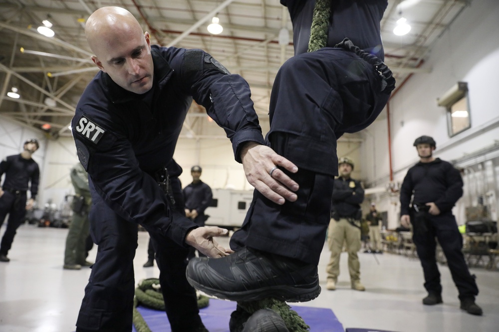 CBP SRT conducts training exercises ahead of Super Bowl LIII