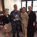 Capt. Bradford Smith receives recognition from staff