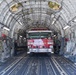 JBMDL Airmen load Fire Truck bound for Nicaragua