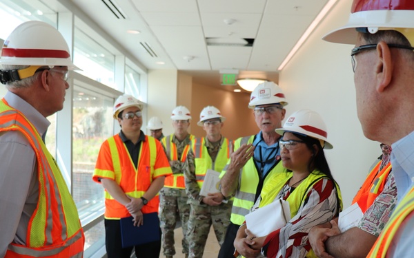 USACE Director of Military Programs visits USARPAC MCF project site