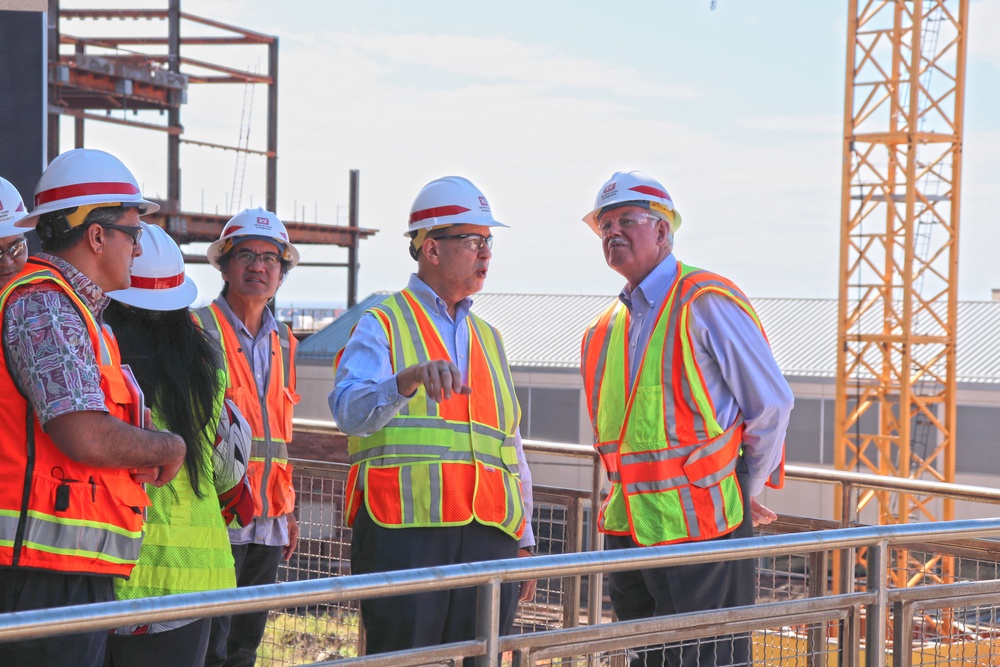 USACE Director of Military Programs visits USARPAC MCF project site