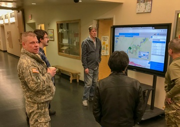 Guardsmen engage with western Alaskans during sled dog race