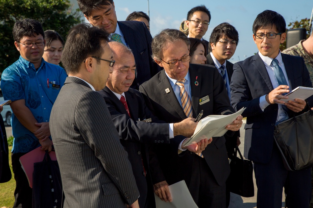 Camp Kinser and Torii Station host Okinawa Governor