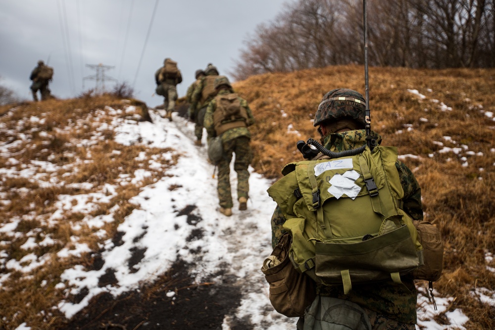 Sierra Battery conducts infantry training during Fuji HIMARS