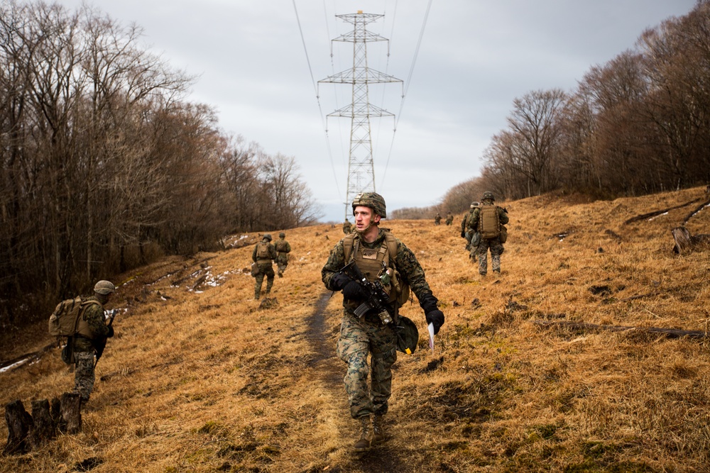 Sierra Battery conducts infantry training during Fuji HIMARS