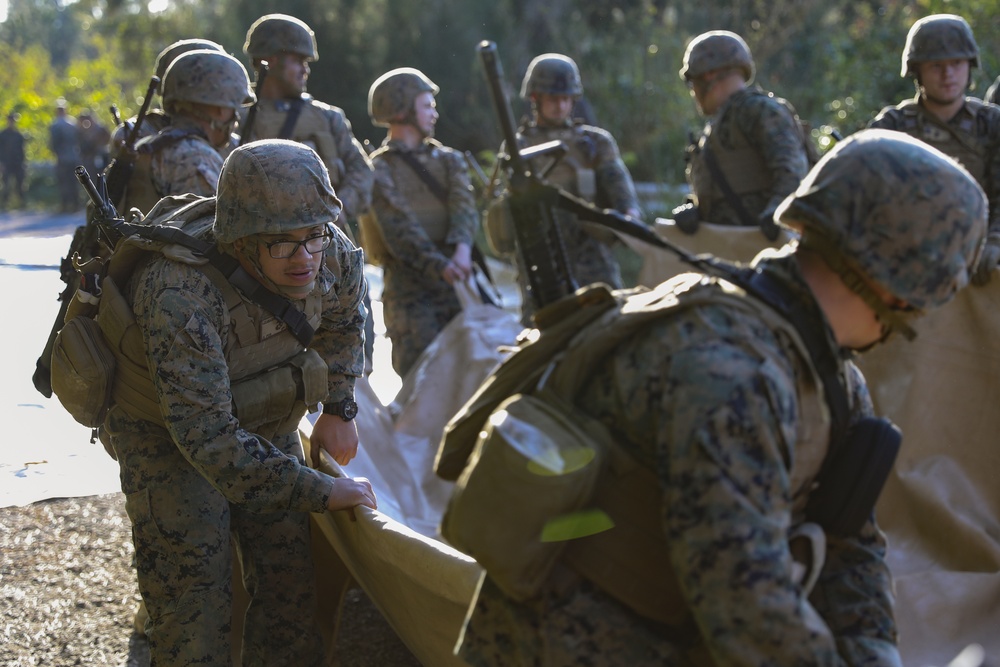 Securing the bag | 3rd MLG Marines with Bulk Fuel assemble multiple fuel farms