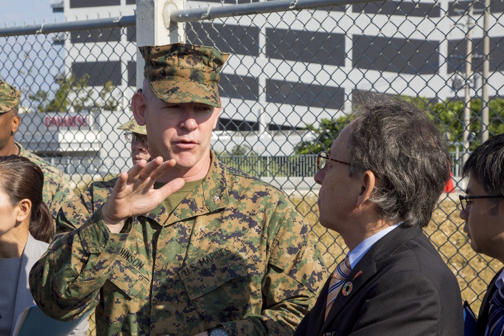 Camp Kinser and Torii Station host Okinawa Governor