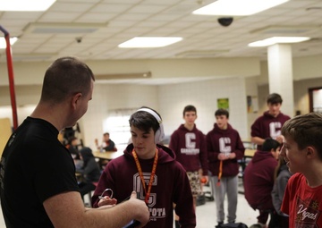 Wrestlers take pullup challenge at Cazenovia