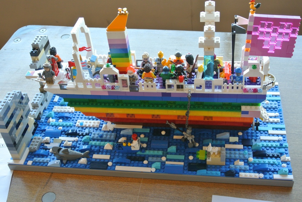 LEGO Shipbuilding contest entries