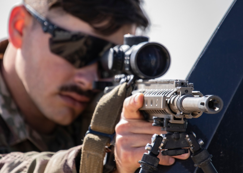 Task Force Spartan Snipers Take to the Skies