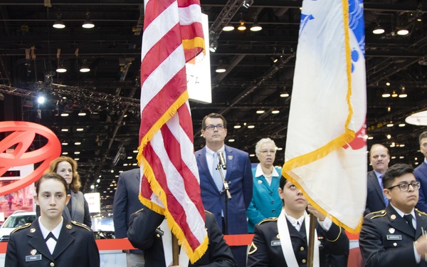 USO provides servicemembers and their family the opportunity to attend 111th Chicago Auto Show