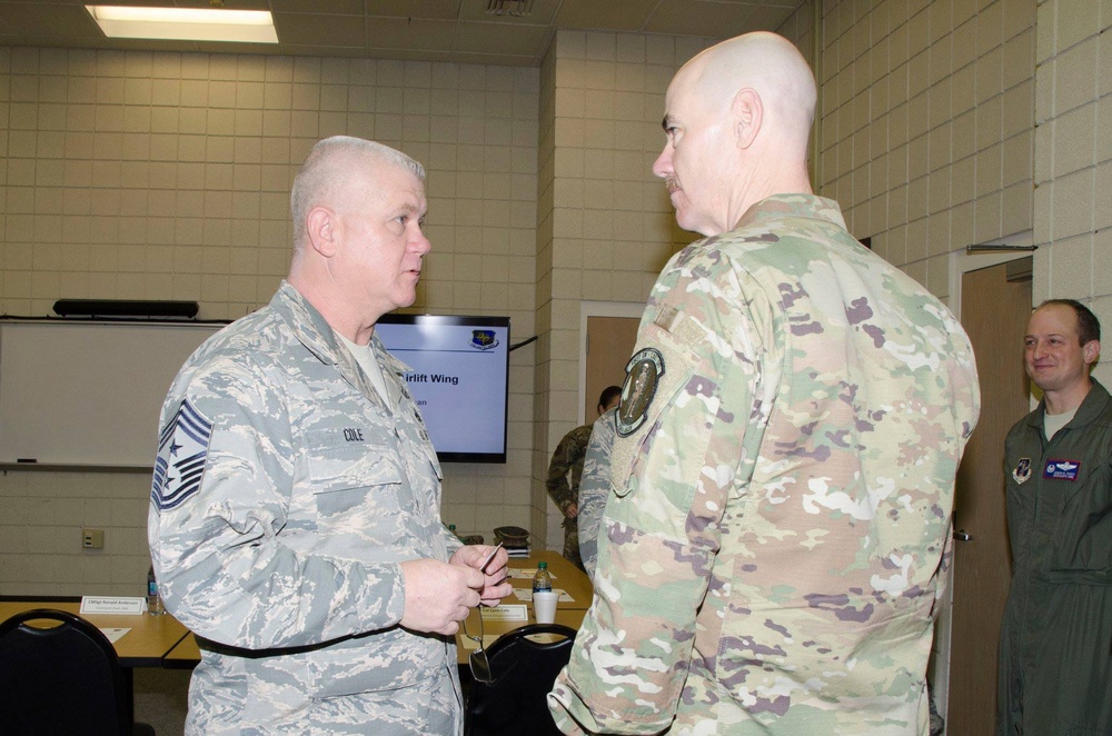 Air National Guard Director's Visit to 172d Airlift Wing Unites Command Chiefs