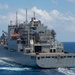 The dry cargo and ammunition ship USNS Matthew Perry (T-AKE 9) steams through the Indian Ocean, after a replenishment-at-sea with the aircraft carrier USS John C. Stennis (CVN 74)