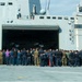 31st MEU Marines, Sailors in formation with crew of the Green Bay