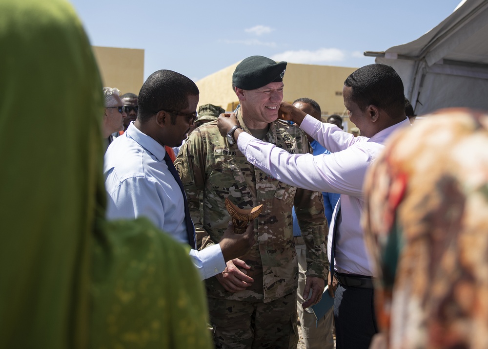 U.S. Navy Seabees turnover Ali Oune Medical Clinic to Djiboutian officials