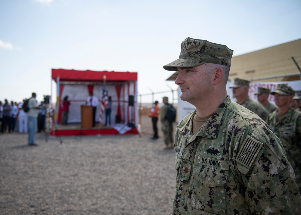 U.S. Navy Seabees turnover Ali Oune Medical Clinic to Djiboutian officials