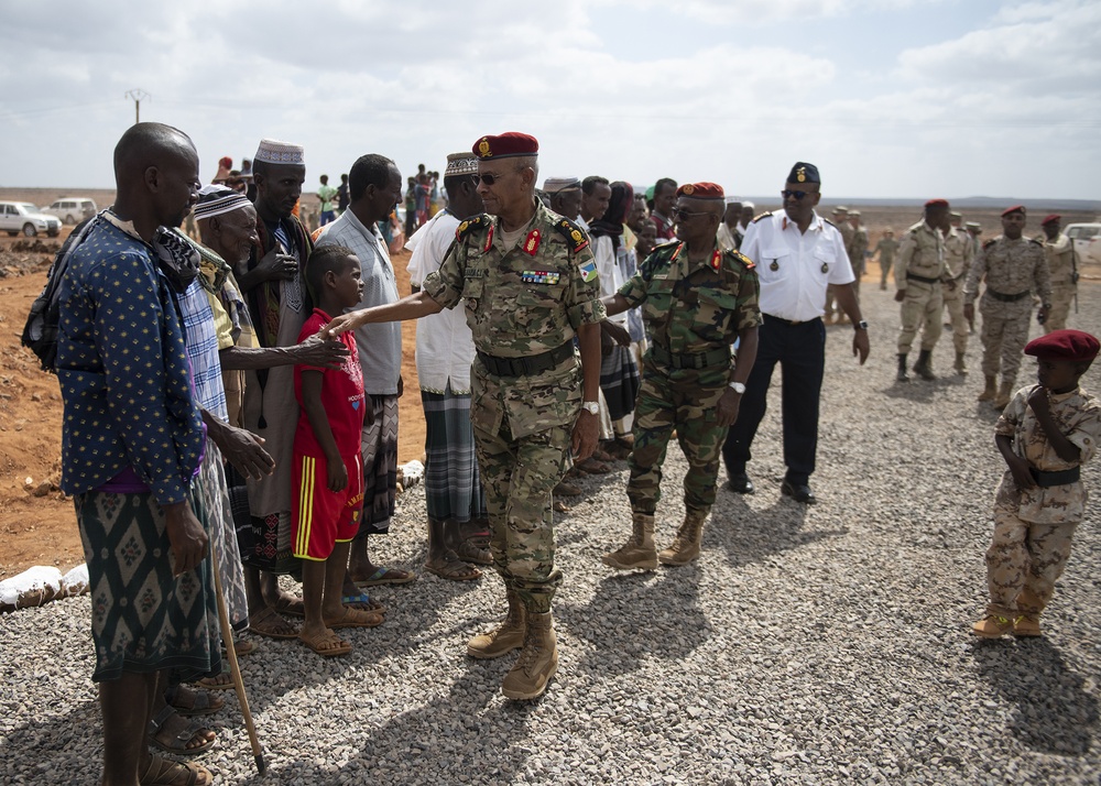 U.S. Navy Seabees turnover Ali Oune Medial Clinic to Djiboutian officials