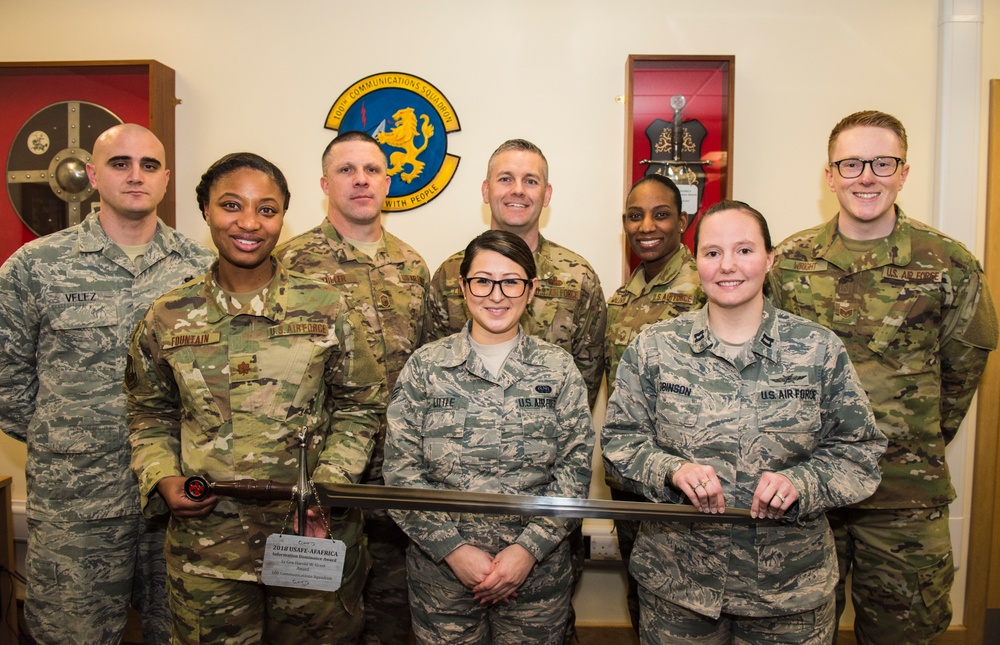 Mildenhall Airmen win USAFE information dominance award