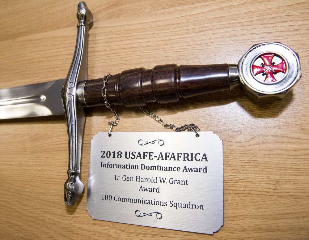 Mildenhall Airmen win USAFE information dominance award