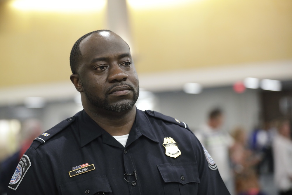 CBP Officer Fabian Walker once played for NFL