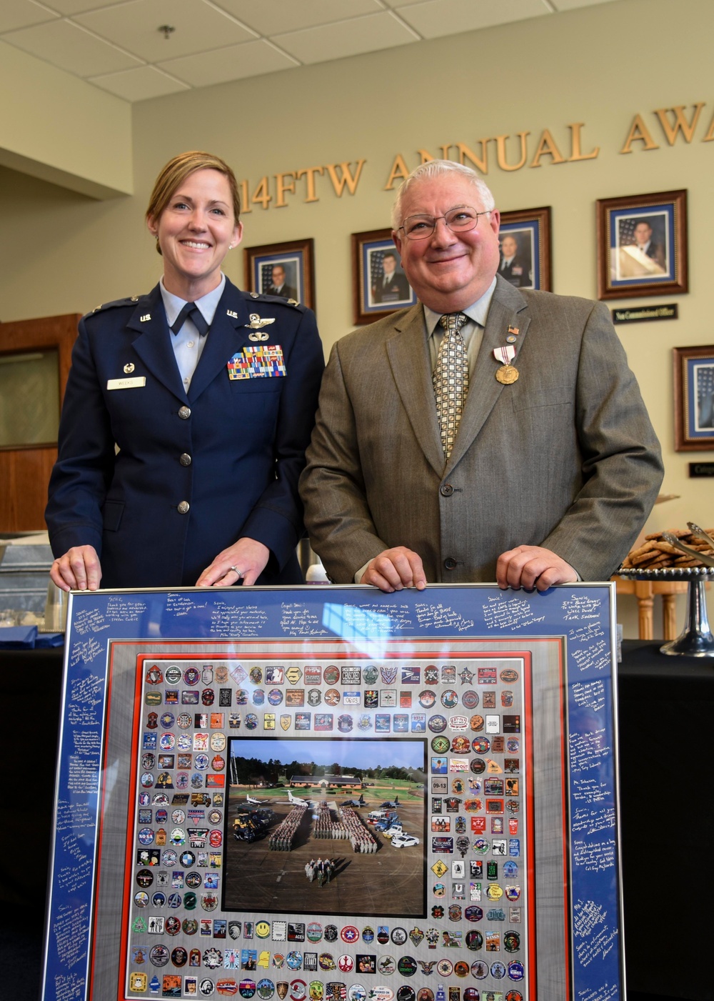 VCSAF makes stop at Columbus AFB to retire former PA chief