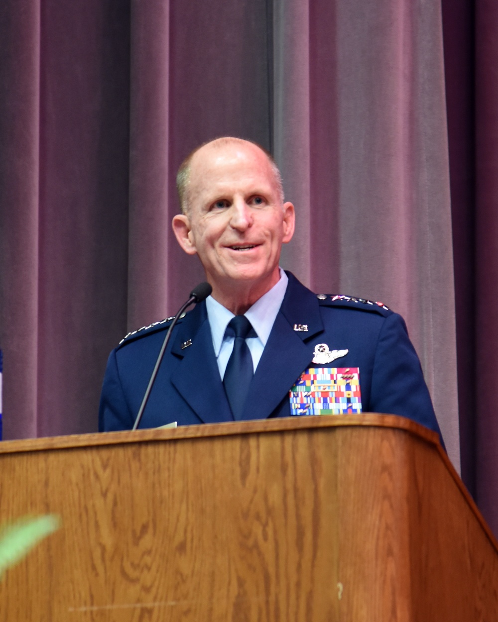 VCSAF makes stop at Columbus AFB to retire former PA chief