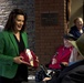 MI Gov. Gretchen Whitmer receives gift from member of the Grand Rapids Home for Veterans