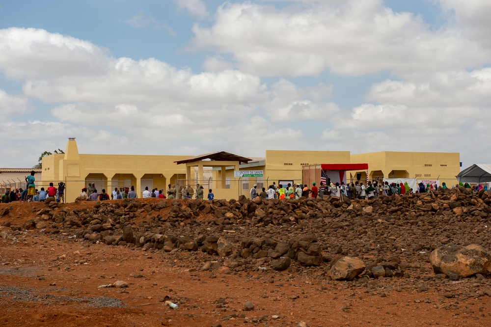 Ali Oune Medical Clinic ribbon cutting ceremony