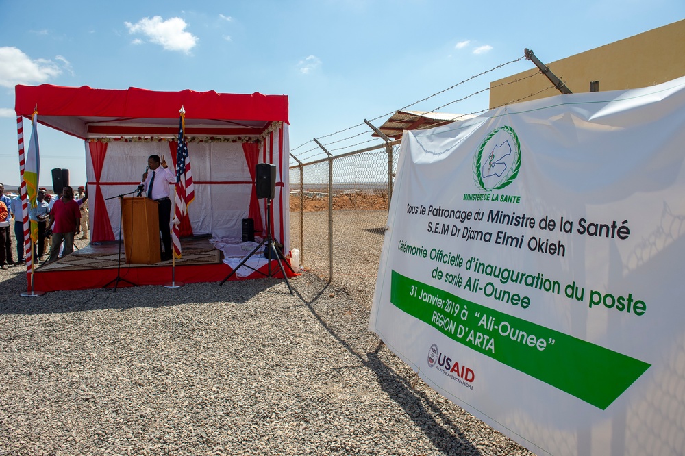 Ali Oune Medical Clinic ribbon cutting ceremony