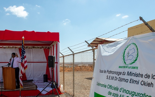 Ali Oune Medical Clinic ribbon cutting ceremony