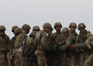 82nd Airborne Division conducts artillery heavy drop