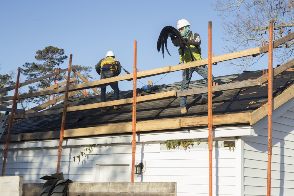 Roof Repairs on Marine Corps Base Camp Lejeune