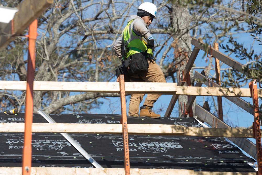 Roof Repairs on Marine Corps Base Camp Lejeune
