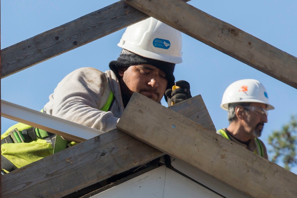 Roof Repairs on Marine Corps Base Camp Lejeune