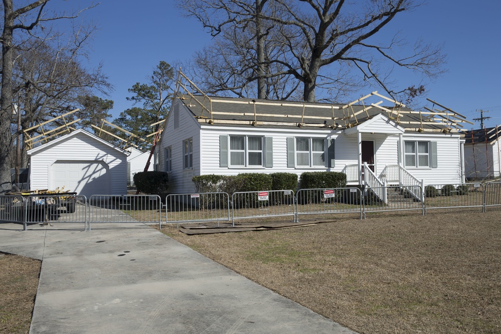 Roof Repairs on Marine Corps Base Camp Lejeune