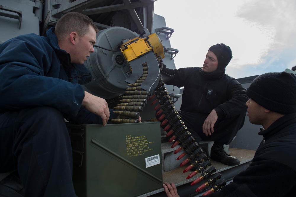 USS Stout Conducts RE-6